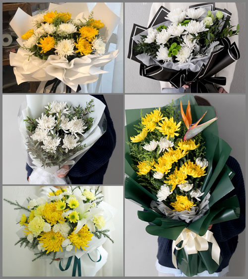 福建莆田仙游县钟山镇白事花束代送